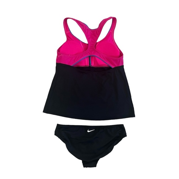 ✔️NWT✔️ NIKE Colorblock Racerback Tankini Swimsuit - Picture 3 of 11